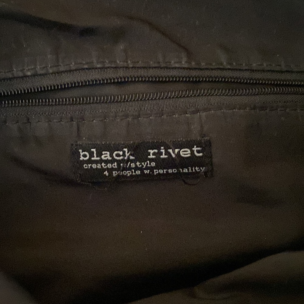 Black Rivet Purse - Picture 4 of 5